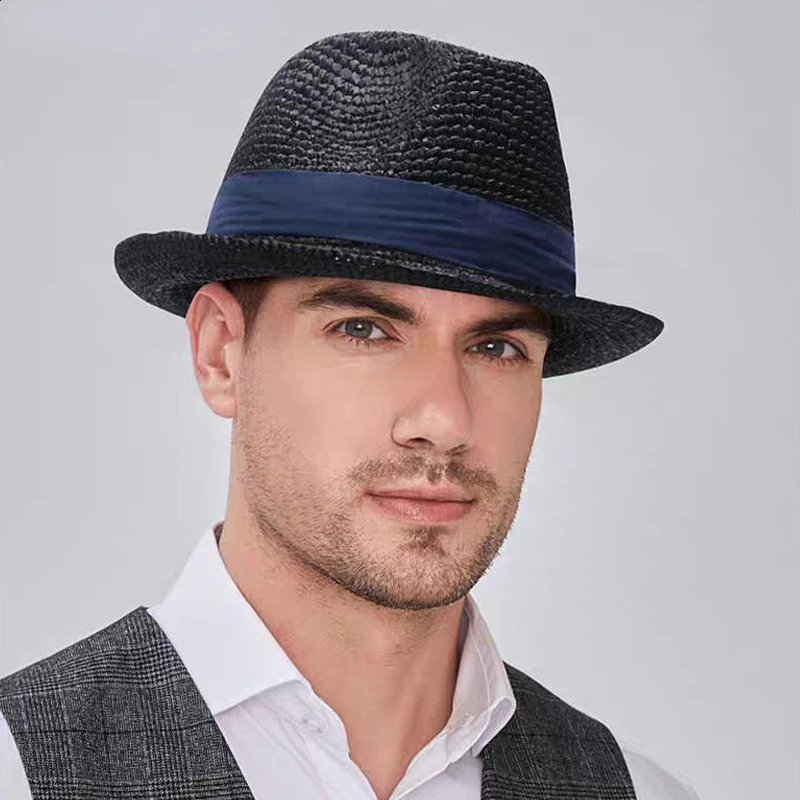 XL large-sized 61cm Panama straw hat suitable for women and men folding straw hat woven sun hat UPF 50UV sunshade hat 240710