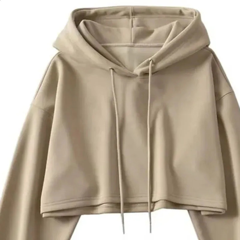 Xpqbb Hoodies for Women Personality Irregular Crop Ultra Short Hooded Sweatshirt Female Streetwear Long Sleeve Y2K Clothes Woman 240806