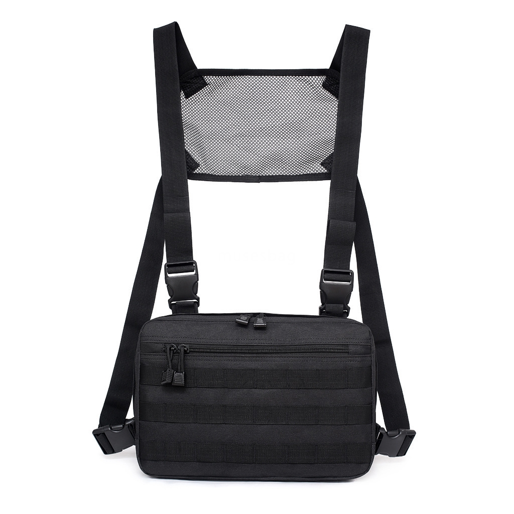 Camo Field Sports Small chest hanging bag Outside Tactical Chest bag Portable storage bungee bag
