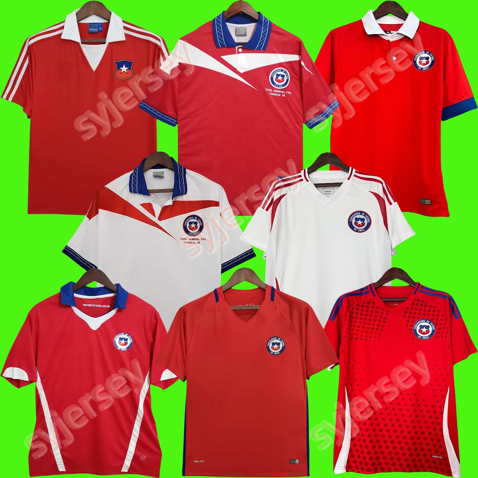 Chile 24-25 Soccer Jerseys ALEXIS VIDAL Kids Kit 2025 National Team Football Shirt Home Red Away White Full Set Men Camiseta 2024 Copa America ZAMORANO ISLA CH
