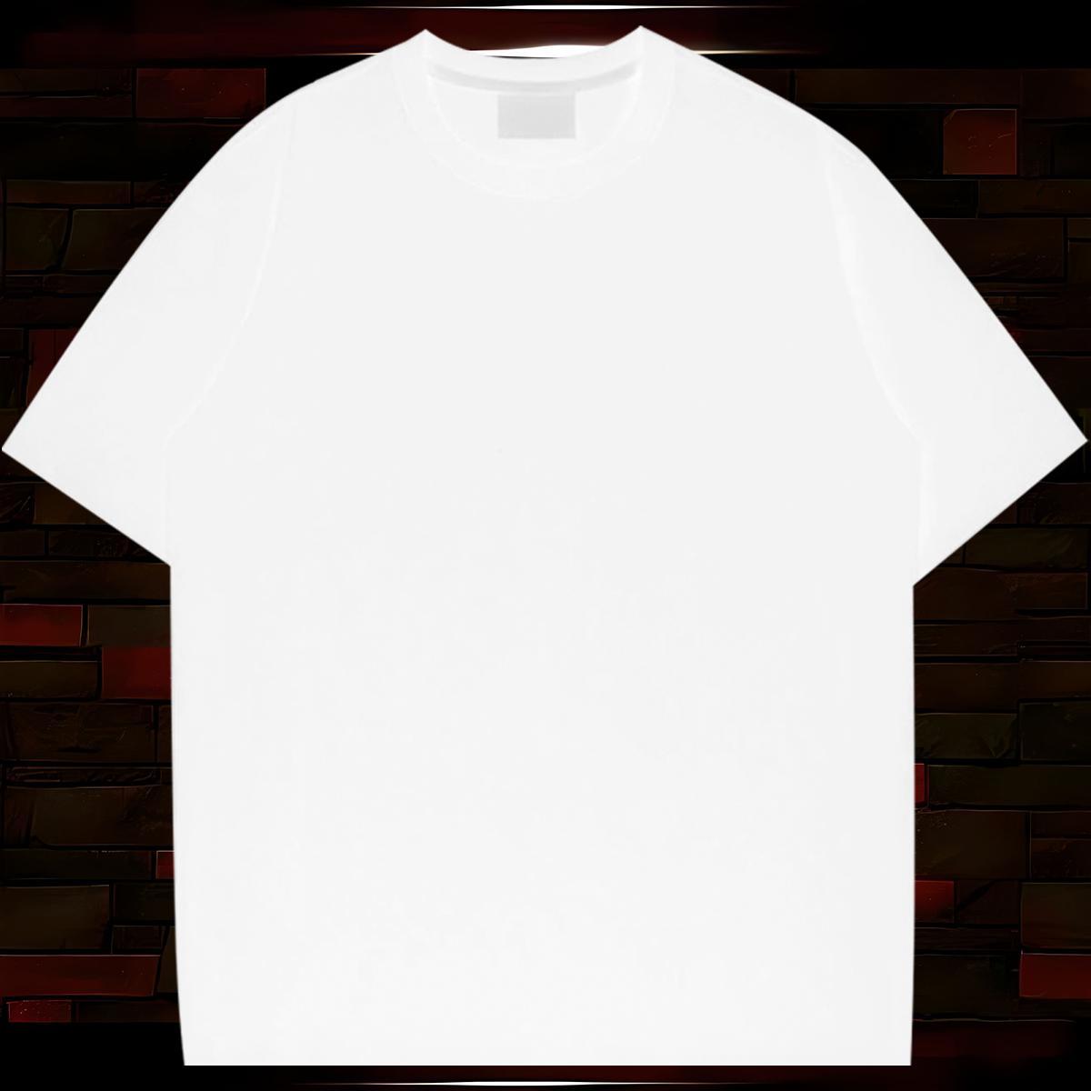 Brand skull T shirt Anime Printing Street Men Tshirts 230g Cotton Custom Pure Cotton DIY Printed Polos