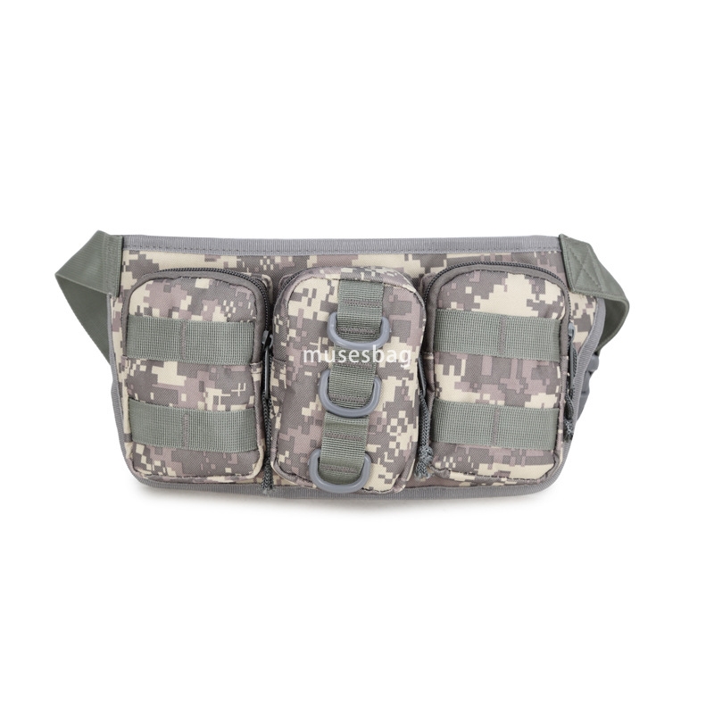 Triple waist pack fashion leisure sports outdoor bag kettle bag running carry-on bag camouflage bag