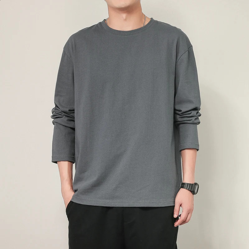 Solid Short Sleeve T-shirts Man Large Round Neck Woman T-shirts for Women Long Oversize Mens Sleeves Male Tops Tees 240812