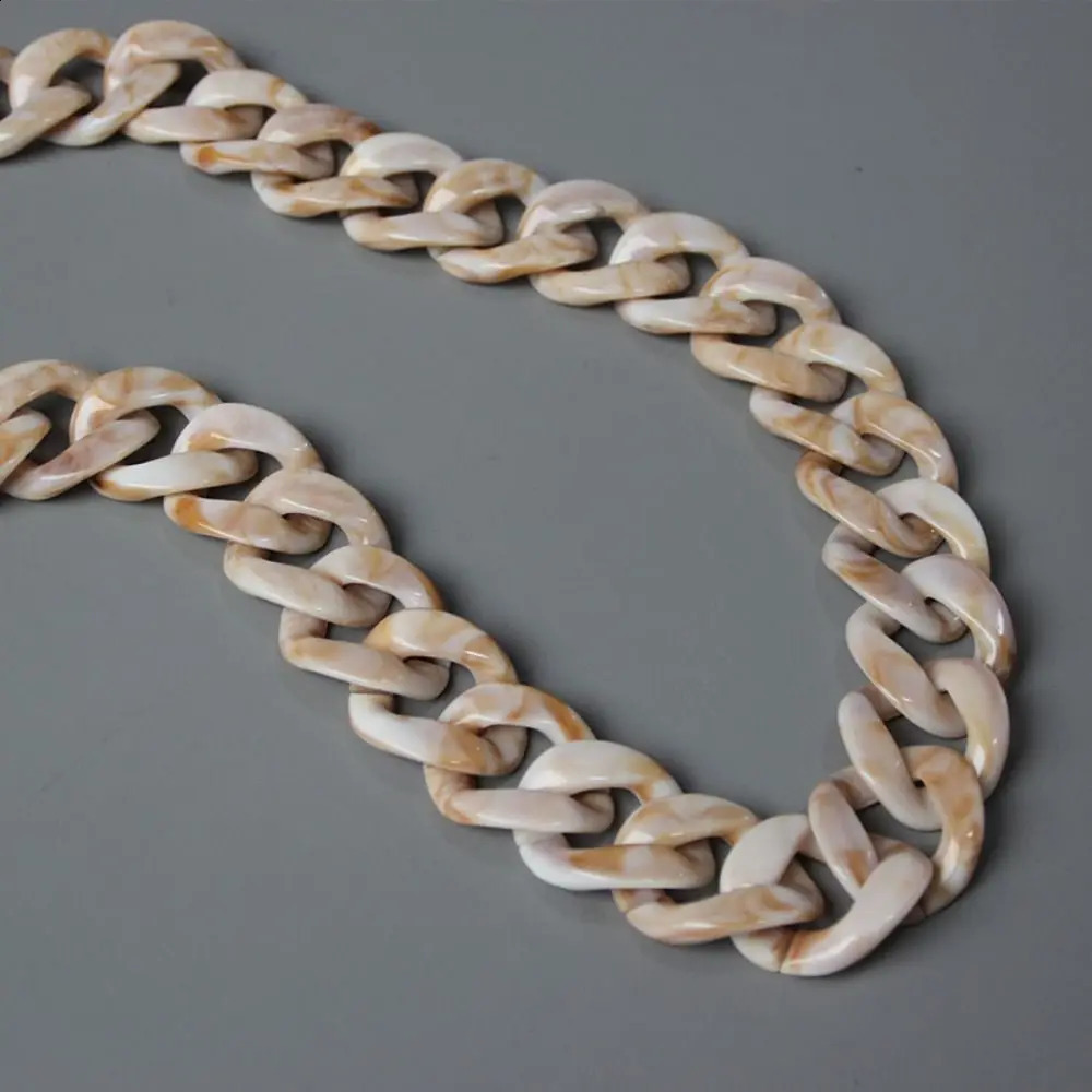 Women Acrylic Resin Bag Chains Shoulder Bag Straps Detachable Handbag Clutch Chain Purse Chain Belt Replacement Bag Accessories 240821