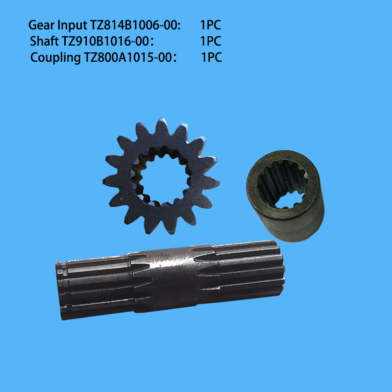 Excavator Final Drive Spur Gear TZ814B1107-00 Sun Gear TZ814B1006-00 TZ910B1016-00 Shaft Coupling TZ800A1015-00 Fit PC60-7 PC70-7 PC75UU-2 PC75UU-3 PC