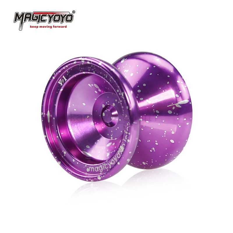 Original MAGICYOYO aluminum alloy boy yoyo ball children classic toy T5- sapphire blue professional metal yo-yoM240725