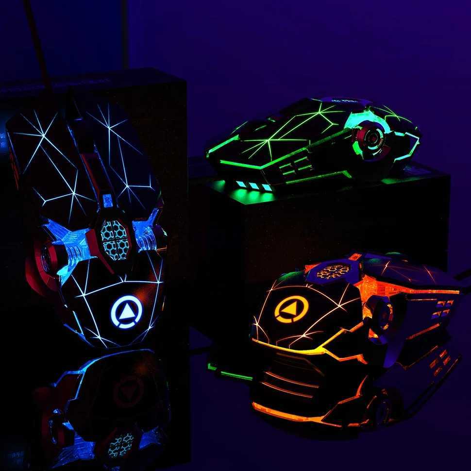 Professional USB Wired Gaming Mouse 6 Button 3200DPI LED Optical Computer Mouse Game Mice Silent Mouse Mause For PC laptop GamerM240725