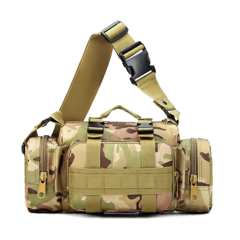 Camo Outdoor 3P crossbody Fanny Pack Handbag Casual Sports Tactical bag Single shoulder camera backpackCamera backpack