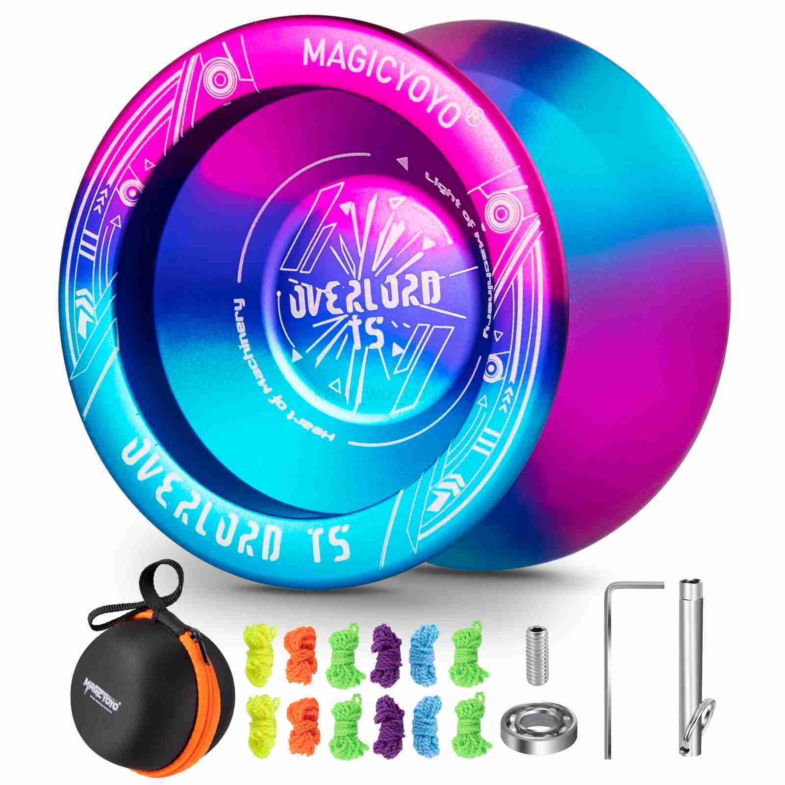MAGICYOYO T5 Overlord Yoyo Professional Dual Purpose Yo-yo for Beginners and Advance Players M240725