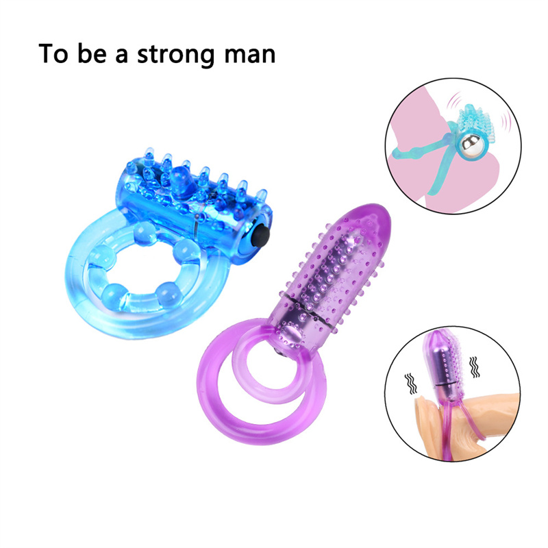 Cock Ring Vibrator Vibrating Clitoral Stimulator Strong Penis Erect Rings Erection Enhance Sex Ability Product Sex Toys For Men
