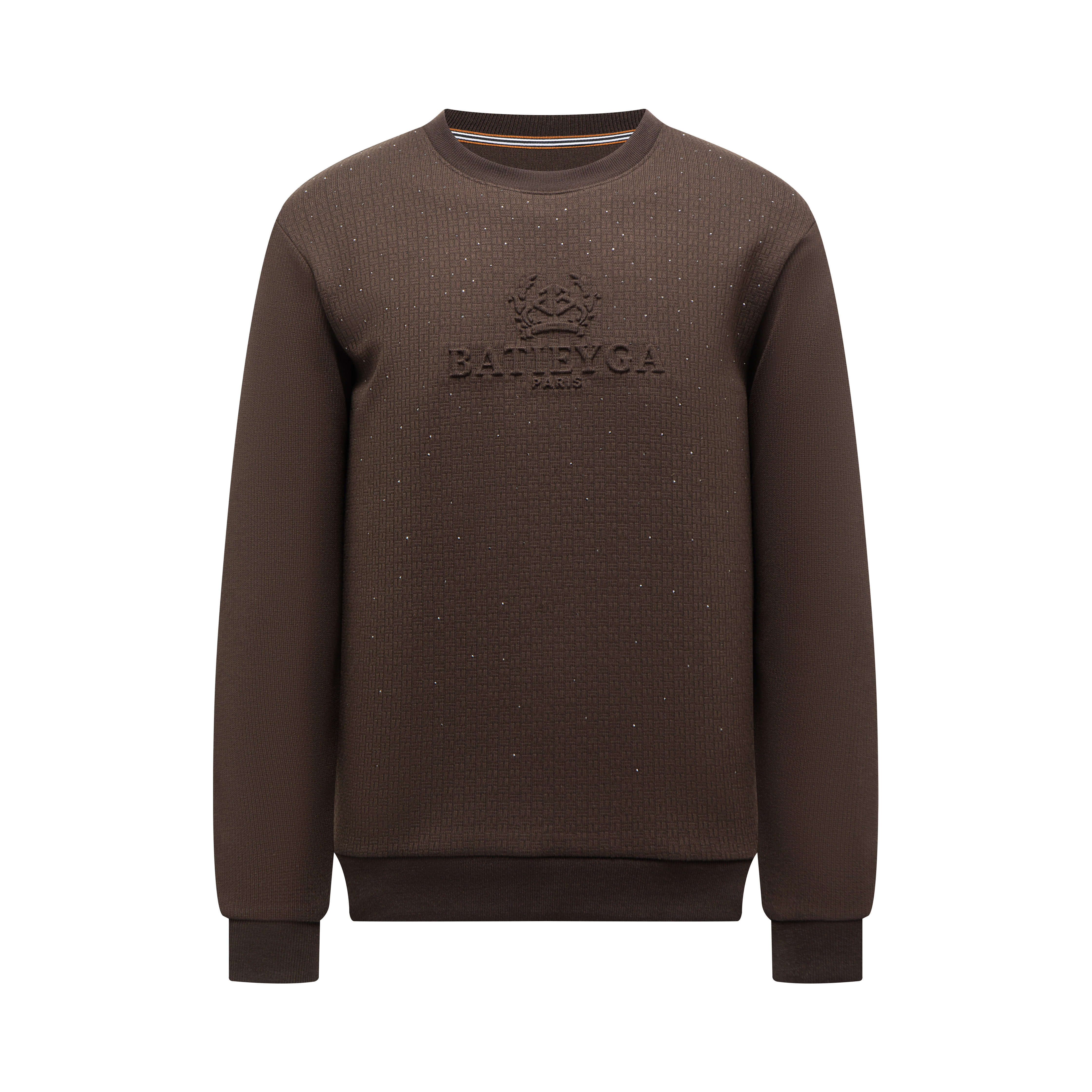 Men's autumn loose round neck no pilling long sleeved casual sweatshirt 24K03