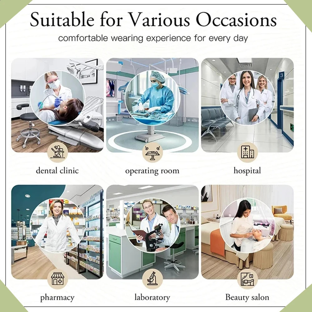 Multicolor Work Clothes Nursing Surgery Workwear Scrubs Set Pocket Top Jogger Pants Nurse Uniforms Pet Shop Doctor Suits 240716