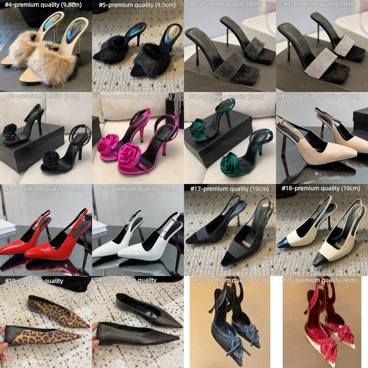 (go off picture not the description) 10A Premium Designer High Heels for Women Summer Party Shoes Pointed Toe Sandals 35-42size Women's Sexy Heel