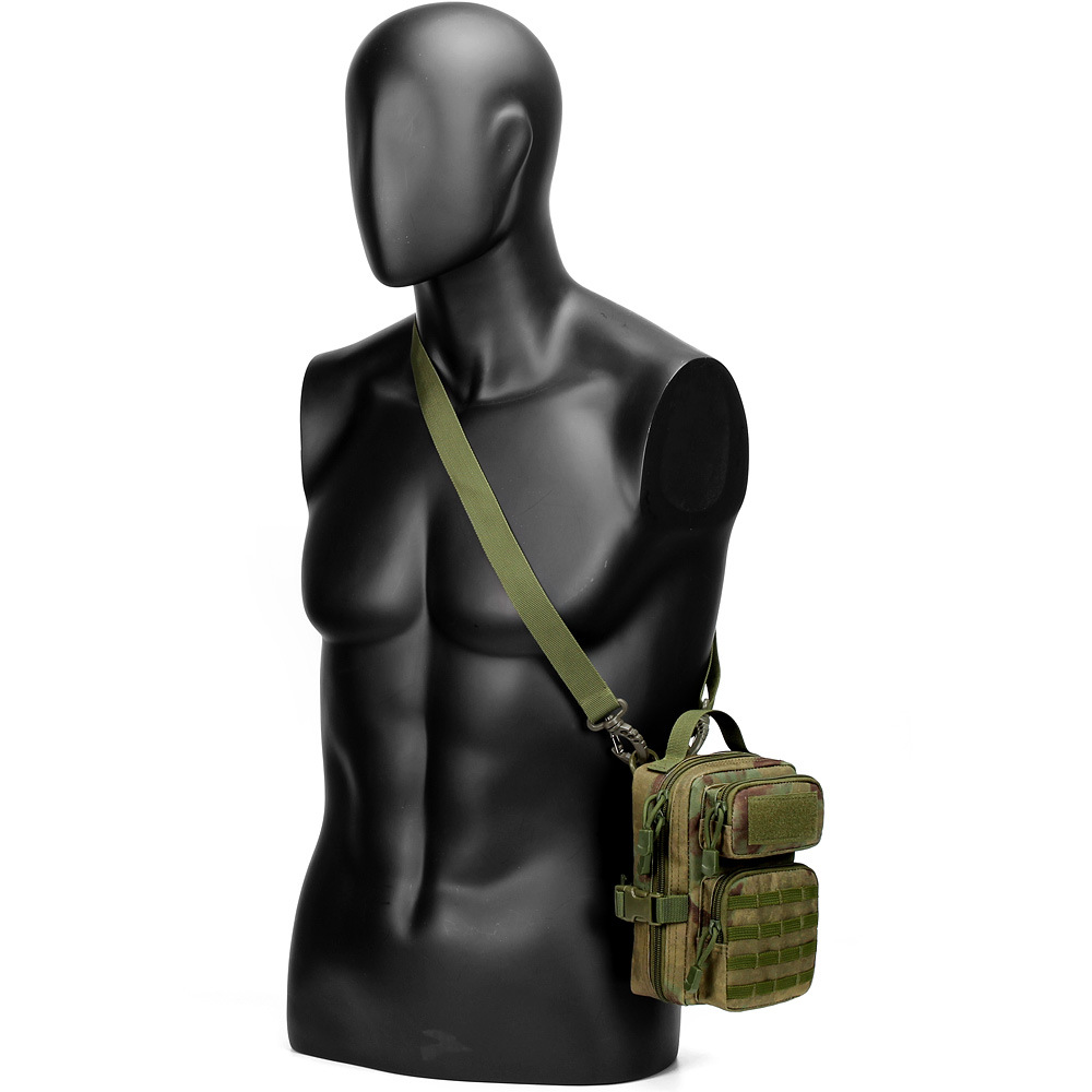 Sports outdoor tactical army camouflage small bag crossbody bag riding travel hanging bag manufacturers direct supply
