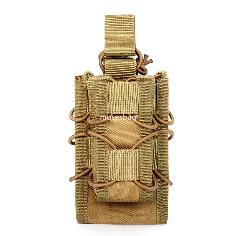 Two sub-munition clip bag MOLLE accessory bag Double clip bag Outdoor tactical equipment camouflage manufacturers