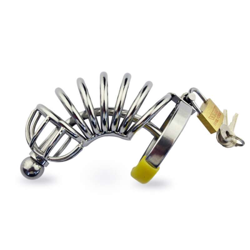 BIRD CHASTE 304 Stainless Steel Metal Male Chastity Device with Urethra Catheter Cock Belt Long Penis Cage Sex Toy BDSM A057