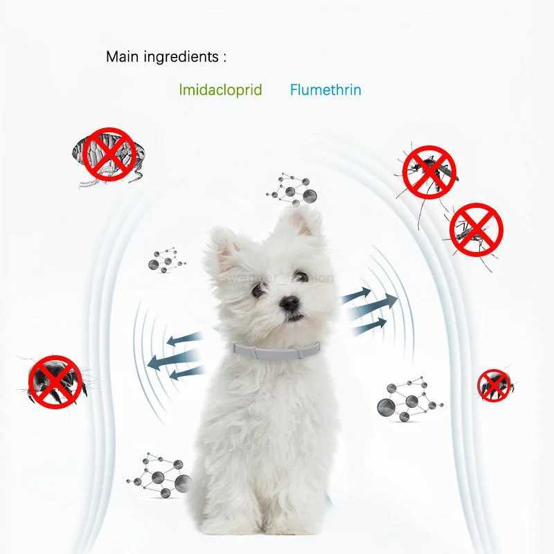 New 38/70CM Pet Anti Flea Ticks Antiparasitic Cats Collar Dog Protection Retractable Collars For Puppy Cat Large Dogs AccessorieL240725L240725