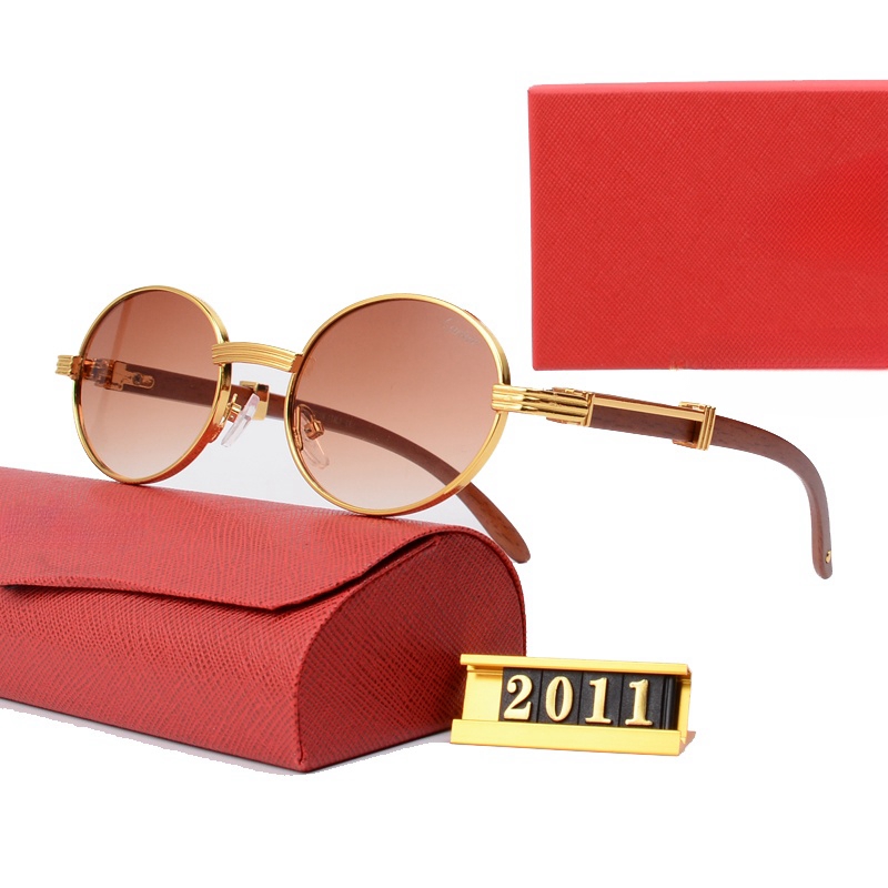 Men Sunglasses Classic Brand Retro Sunglasses Luxury Designer Eyewear Metal Frame Designers Sun Glasses Woman with box SY-2011