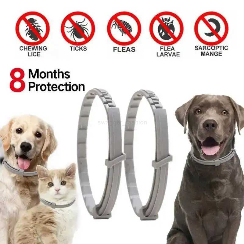 New 38/70CM Pet Anti Flea Ticks Antiparasitic Cats Collar Dog Protection Retractable Collars For Puppy Cat Large Dogs AccessorieL240725L240725