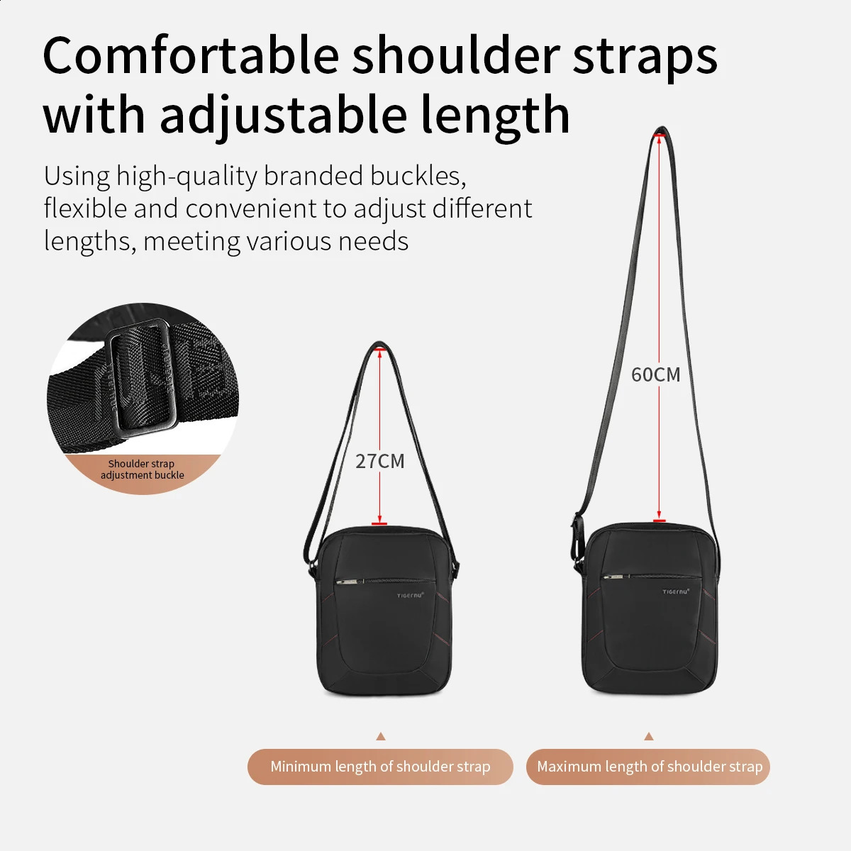 Warranty Shoulder Bag For Men Business Messenger 10inch Ipad Bags Crossbody Handbag Casual Travel Pack 240723