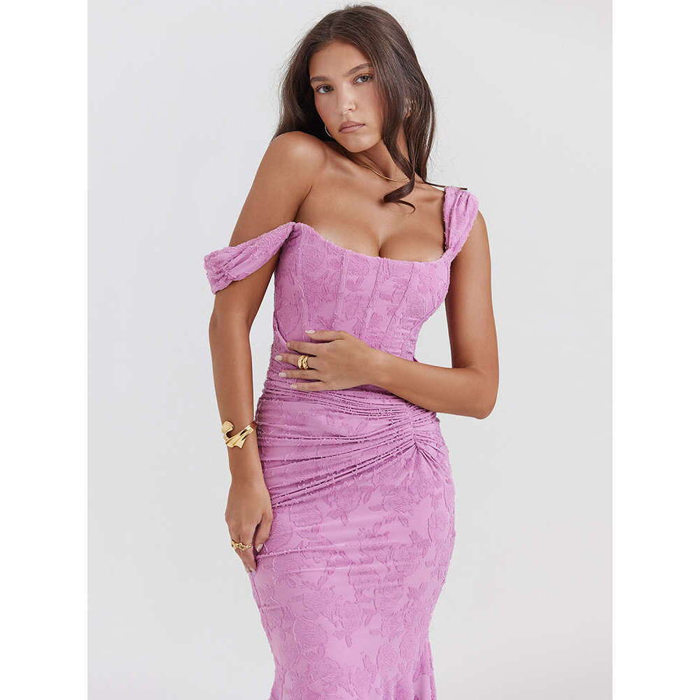 Articat Sexy Camisole Patchwork Zipper Prom For Women Ruffle Ruffled Bodycon Maxi Female Dress Elegant Party Vestidos