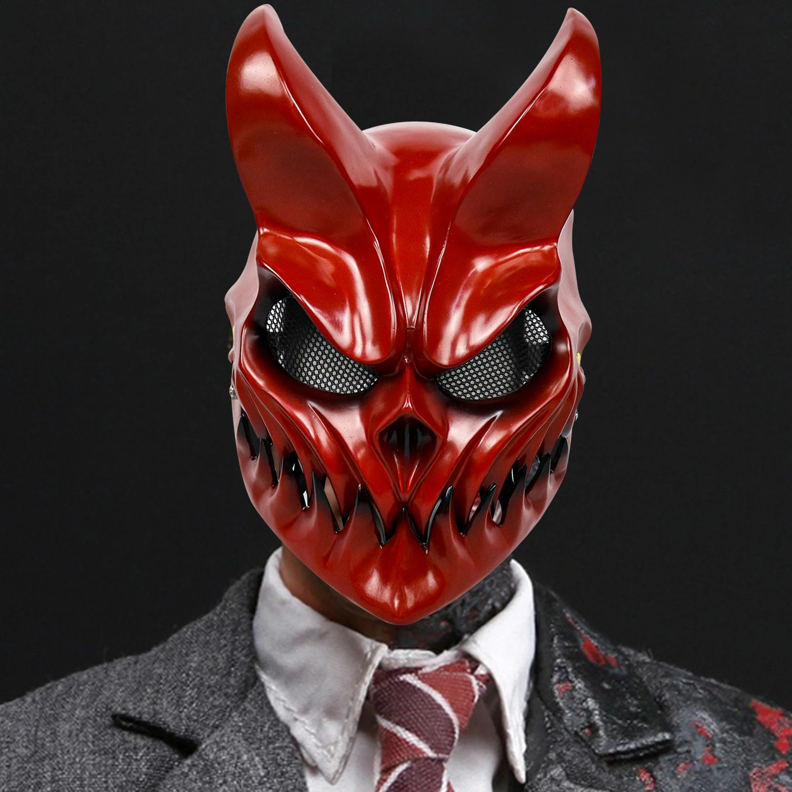 Bulex Slaughter To Prevail Alex Terrible Masks Prop Cosplay Mask Halloween Party Deathcore Darkness Mask 240724