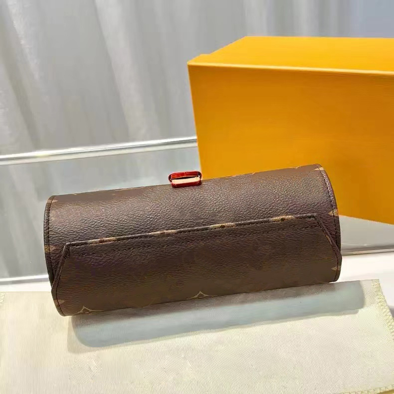 Watch Boxes Designer Genuine Leather Flower Box With Fashion Letters Watch Packaging With Box For Display Top Quality Portable Packaging