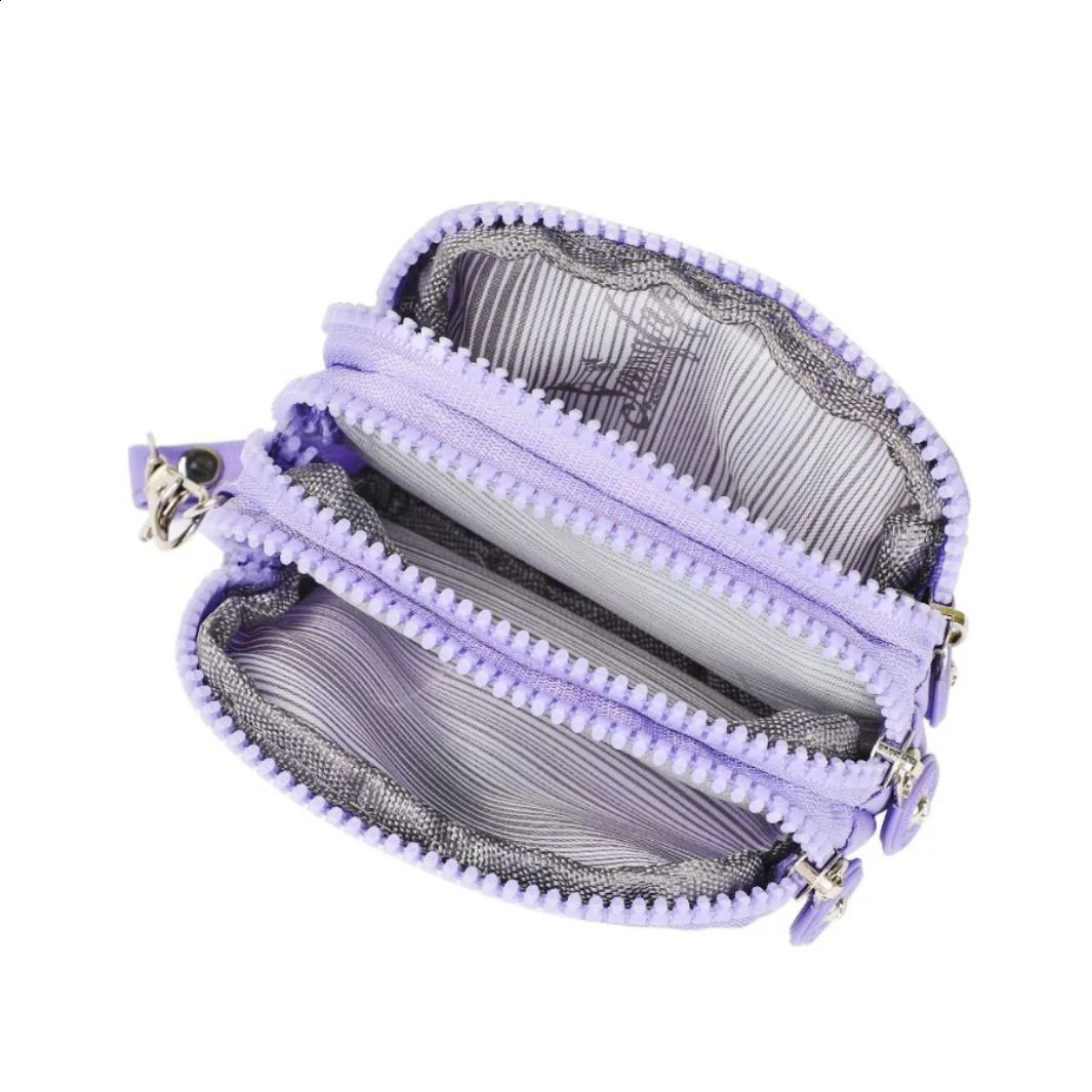 Women Three Layer Wallets Nylon Coin Purse Korean Large Capacity Portable Oxford Cloth Wallet Waterproof 240919