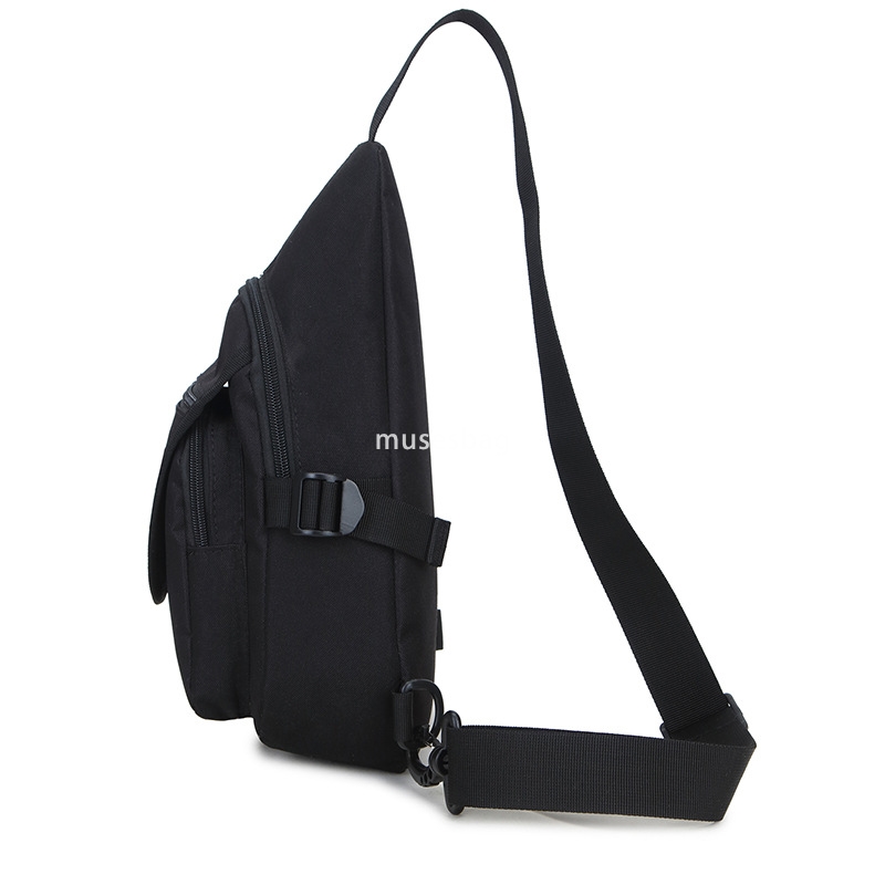 Camo Chest Bag Men's single shoulder crossbody bag Men's Nylon Oxford cloth outdoor bag Student small straddle backpack women