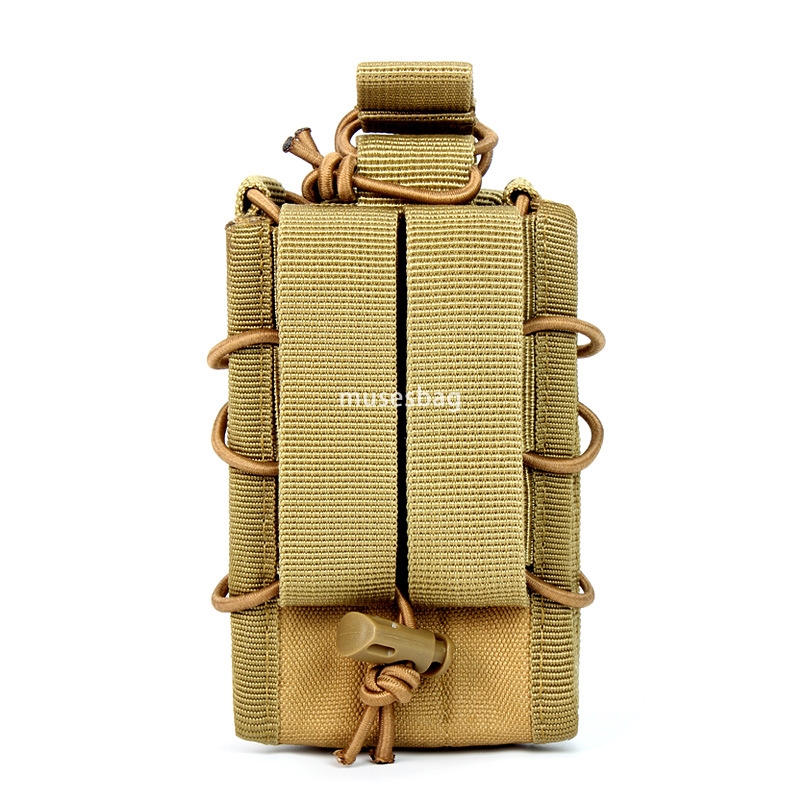 Two sub-munition clip bag MOLLE accessory bag Double clip bag Outdoor tactical equipment camouflage manufacturers