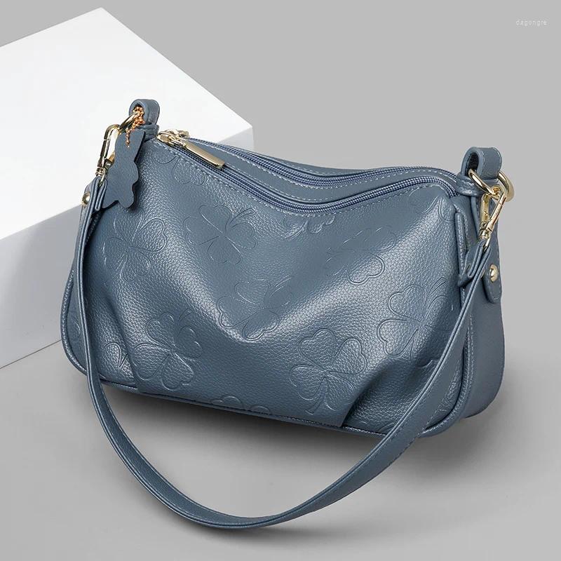 Shoulder Bags Authentic Genuine Leather Women's Crossbody Bag Large Capacity Soft Women Female Tote Bolsas Sac