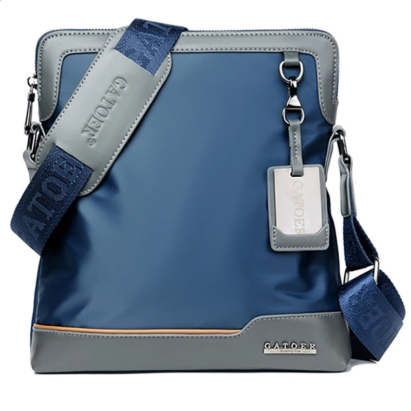 Mens Shoulder Bag Waterproof Oxford Cloth Small Casual Messenger Crossbody Youth Sports High Quality 240723