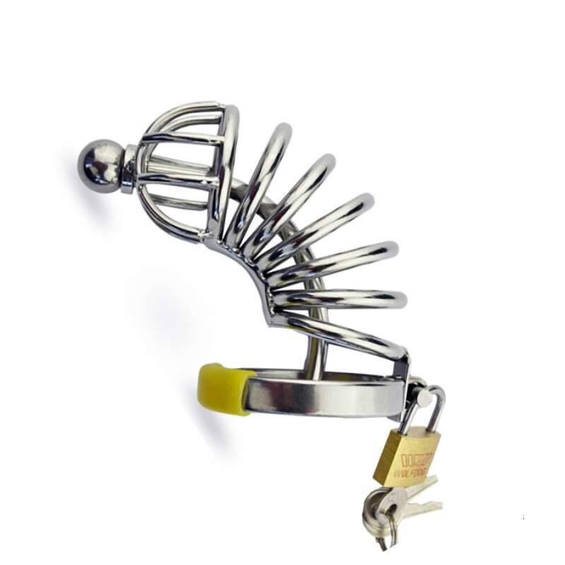 BIRD CHASTE 304 Stainless Steel Metal Male Chastity Device with Urethra Catheter Cock Belt Long Penis Cage Sex Toy BDSM A057
