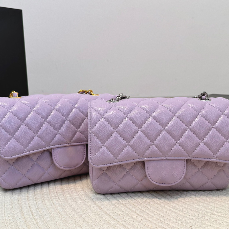 Cf Large Mini Rhombus Bag Large Mini Shoulder Bag Designe Luxury Flap Gold Silver Hardware Metal Buckle Matelasse Chain High Quality Crossbody Sacoche Purse CM