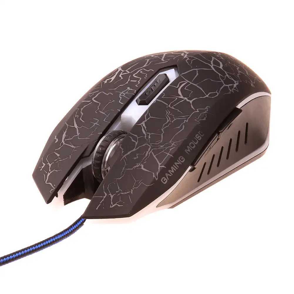 Colorful LED Computer Gaming Mouse Professional Ultra-precise For Dota 2 LOL Gamer Mouse Ergonomic 2400 DPI USB Wired MouseM240725
