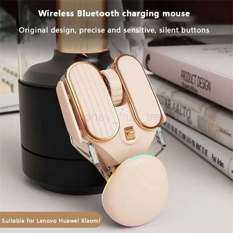 RYRA Rechargeable 2.4G USB Wireless Mouse Bluetooth Gamer Gaming Mouse Computer Ergonomic Mause Silent Mice For Laptop Tablet PCM240725