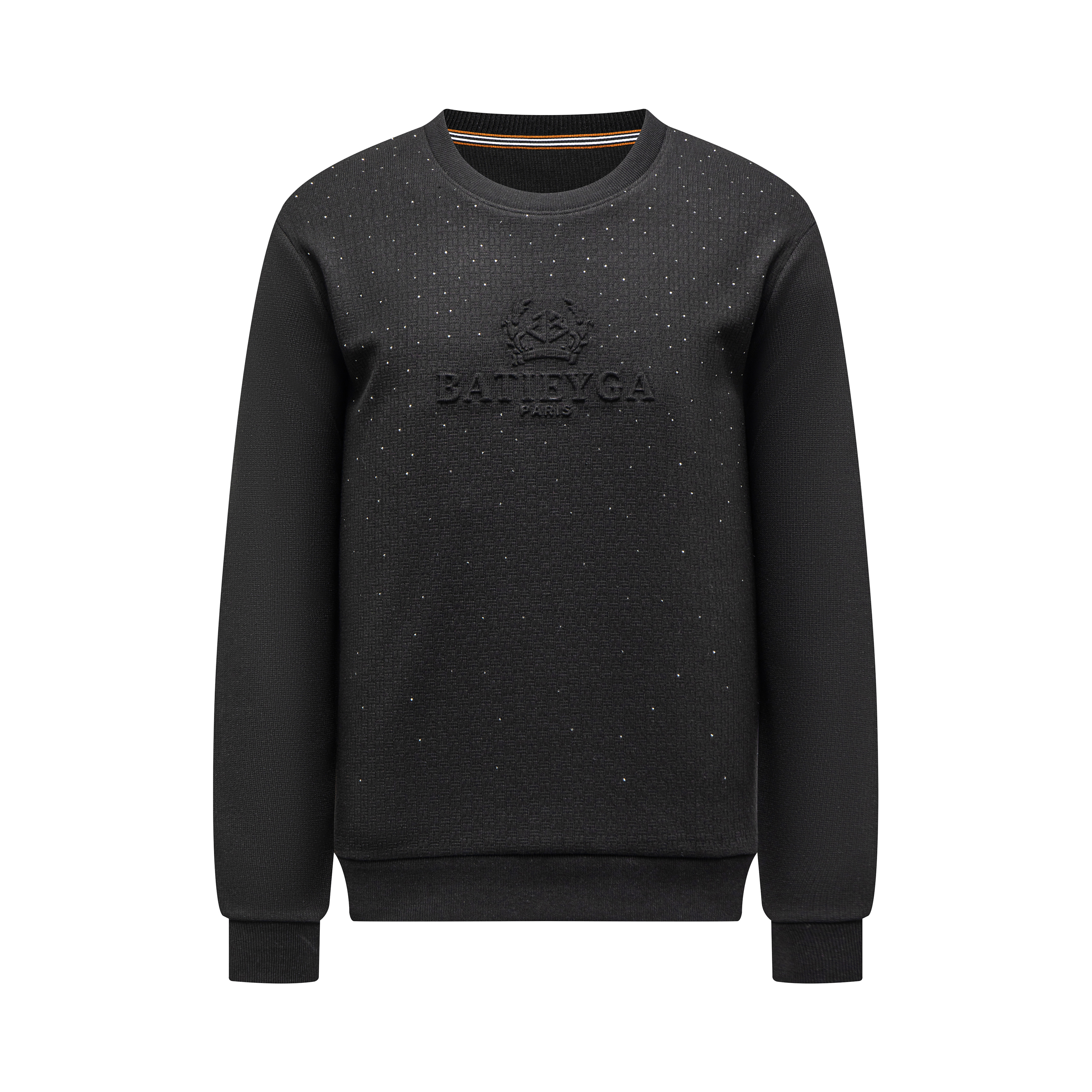 Men's autumn loose round neck no pilling long sleeved casual sweatshirt 24K03