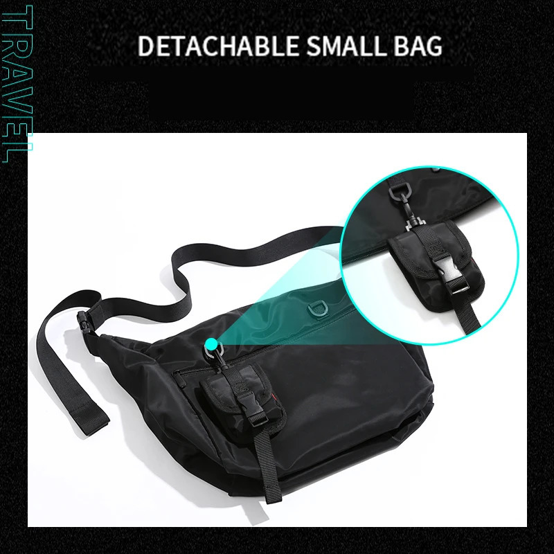 Mens Cross Body Bag n Trendy Simple High Quality Fashionable Waterproof Shoulder Youth Messenger 250326