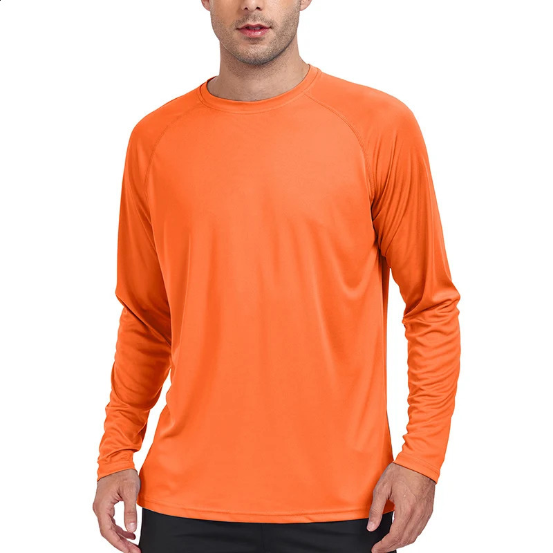 Mens Sun Protection shirts Summer UPF 50 Long Sleeve Quick Dry Men T Shirts Breathable Hiking Fish Performance Tops UV-Proof 240820