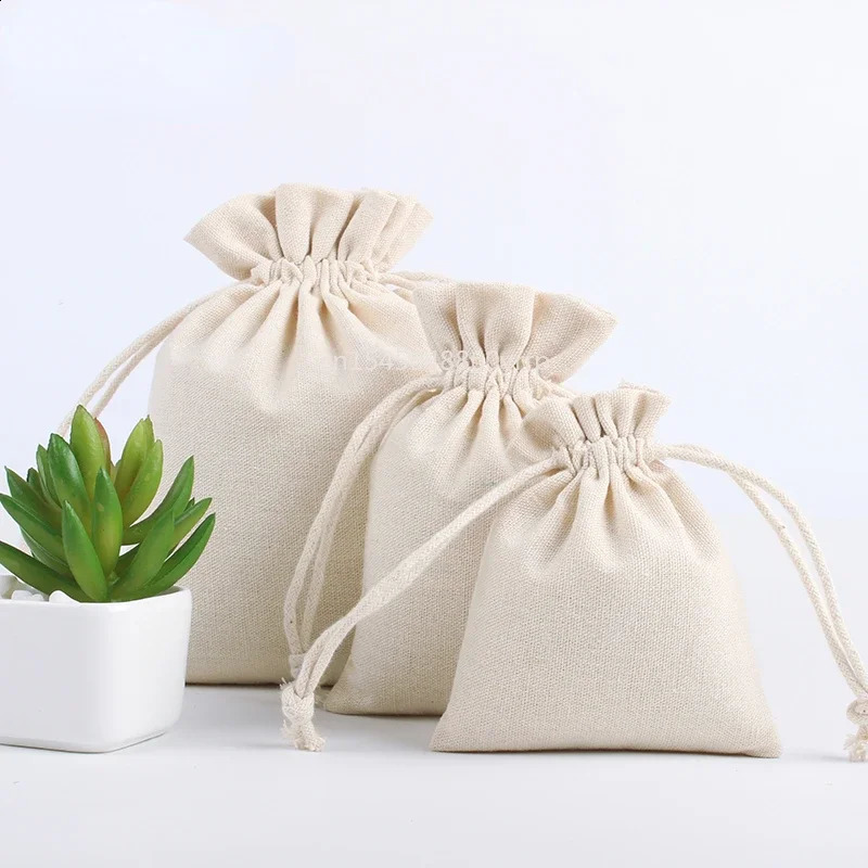 1 highquality storage drawstring bag Christmas gift packaging small household organic cotton rice 240724Zl