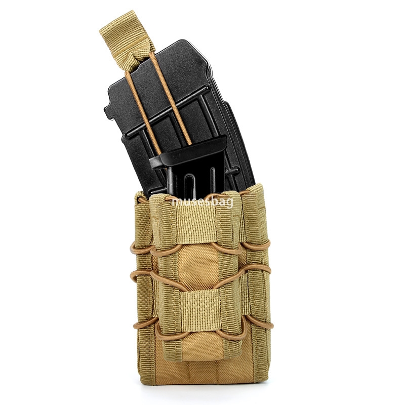 Two sub-munition clip bag MOLLE accessory bag Double clip bag Outdoor tactical equipment camouflage manufacturers