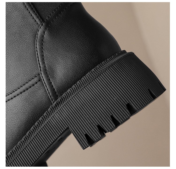 Women Boots Knee Boots Round Toe Thick Sole Simple Style Fashion Shoes Free shipping