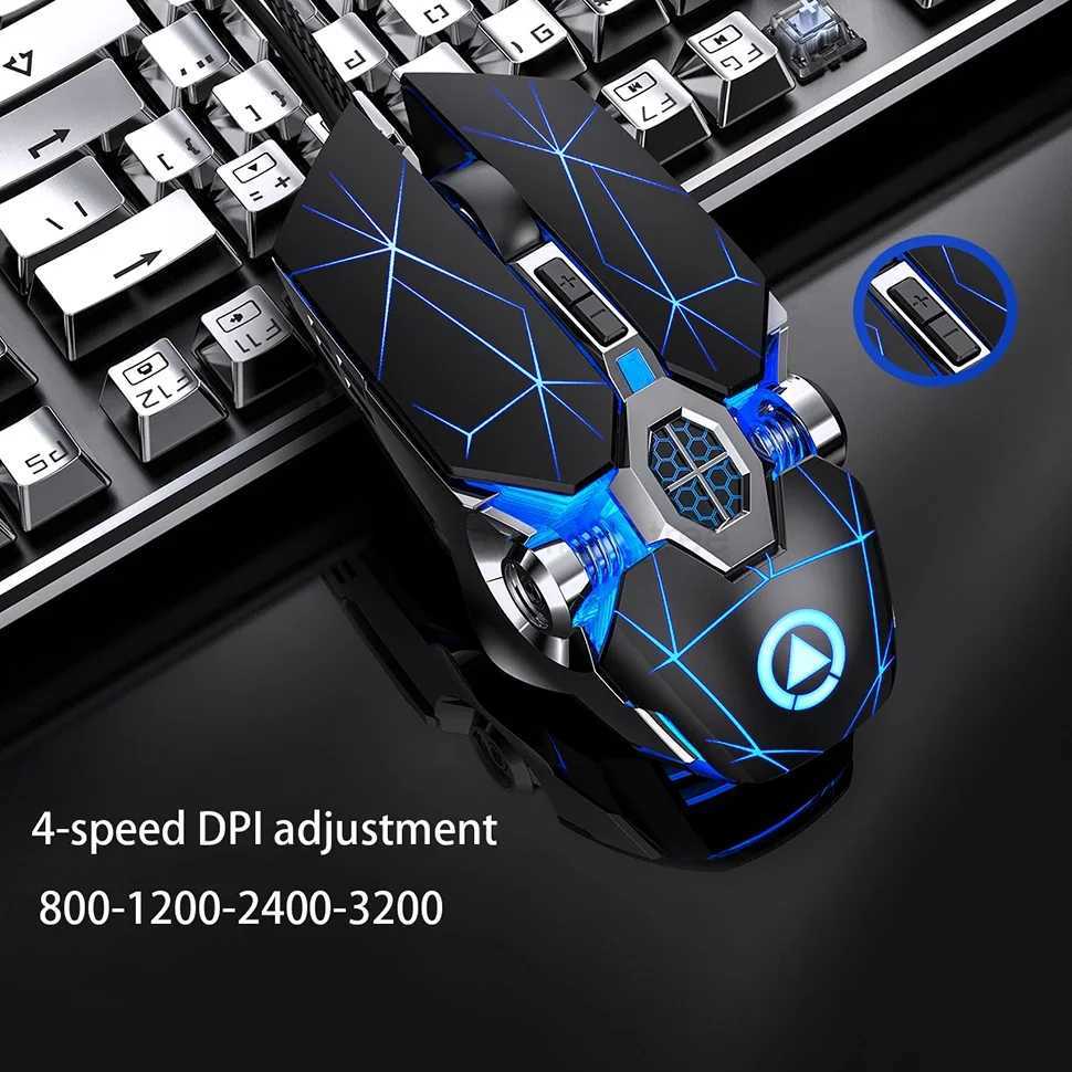 Professional USB Wired Gaming Mouse 6 Button 3200DPI LED Optical Computer Mouse Game Mice Silent Mouse Mause For PC laptop GamerM240725