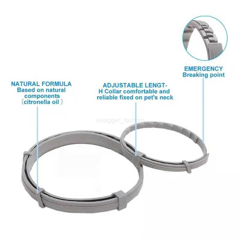 New 38/70CM Pet Anti Flea Ticks Antiparasitic Cats Collar Dog Protection Retractable Collars For Puppy Cat Large Dogs AccessorieL240725L240725