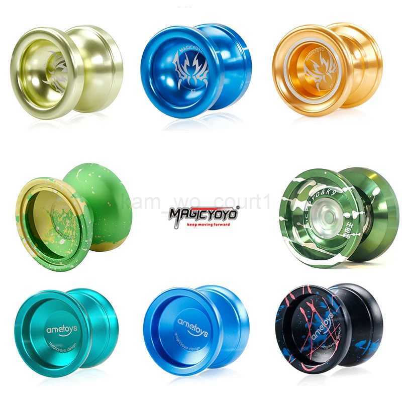 Original MAGICYOYO aluminum alloy boy yoyo ball children classic toy T5- sapphire blue professional metal yo-yoM240725