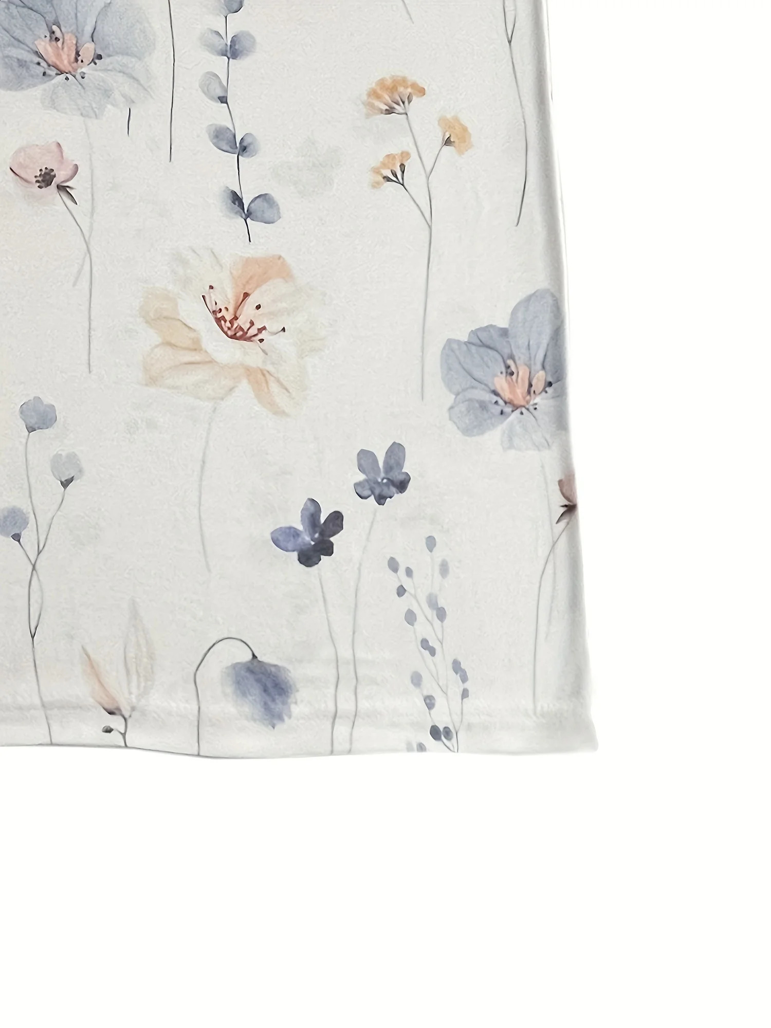 Floral Print Crew Neck T-Shirt Casual Long Sleeve Top For Spring Fall Womens Clothing 240806