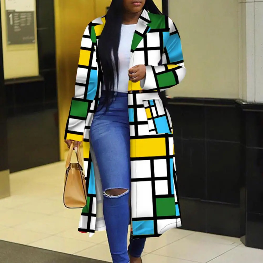 African Clothes for Women Spring African Women Long Sleeve Printing Plus Sie Long Shirt Dress S-5XL 240725