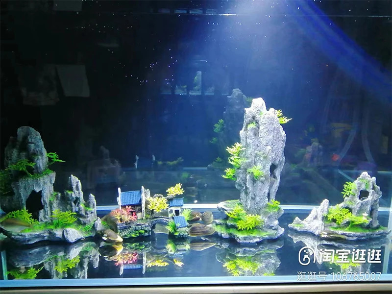 Plant rockery multi-style aquarium decorations fish tank decoration and landscaping decorative aquarium accessories 240724
