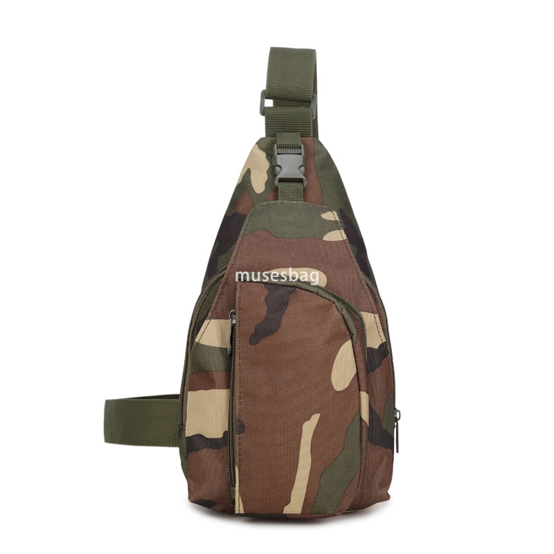 Men's breast bag Casual bag Men's crossbody bag Outdoor shoulder bag men's camo small bag women's bag
