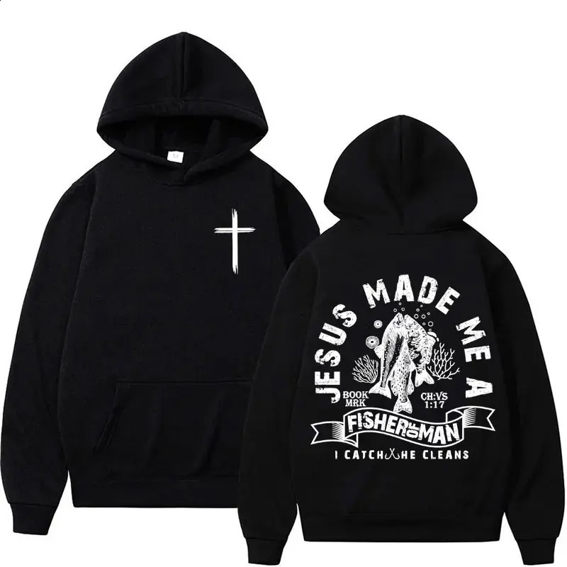 Aesthetic Christian Hoodie Streetwear Mens Jesus Letters Print Vintage Sweatshirt Unisex Fashion Casual Long Sleeve Hoodies Y2K 240921